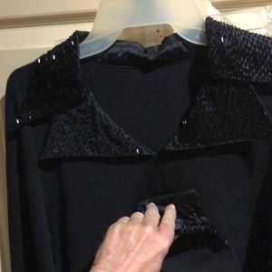 Not basic black sweater